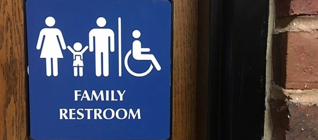 ADA restroom signage edmonton