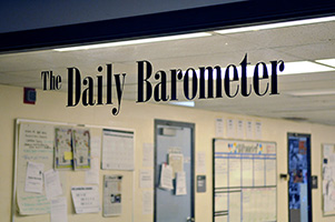The Daily Barometer Window Graphics